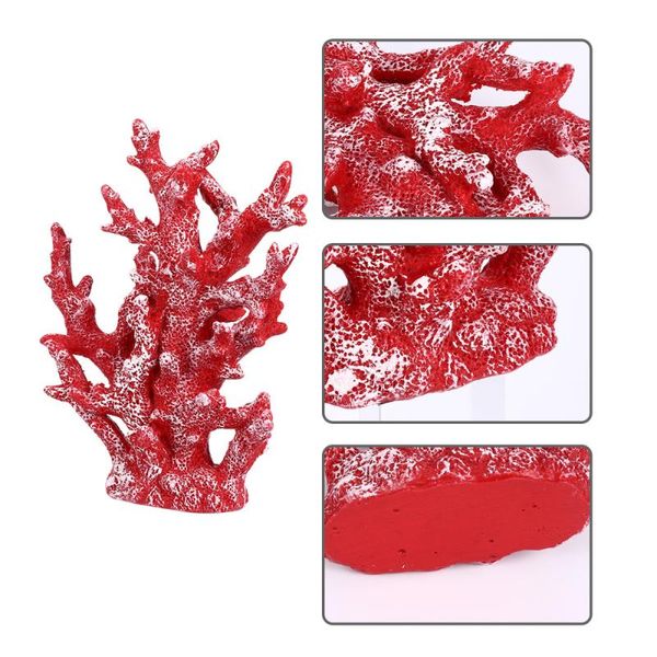 

vewturley decorations artificial coral aquarium ornament resin landscape decor