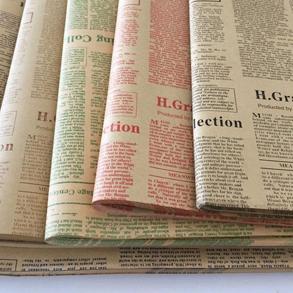 

newspaper for wrapping flower packing paper flower wrapping paper gift package tissue