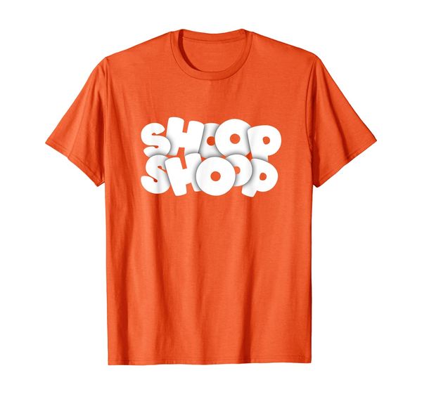 

funny shoop shoop t-shirt, White;black