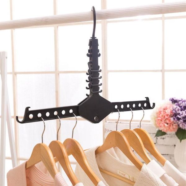 

hangers & racks 1pc multifunctional magic clothing rack space saver for folding hanger closet organizer