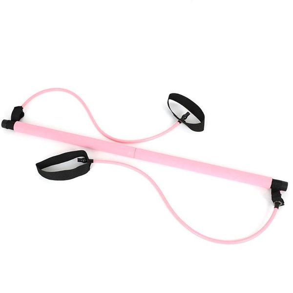 

portable pilates bar kit with resistance band home fitness equipment workout a0ka