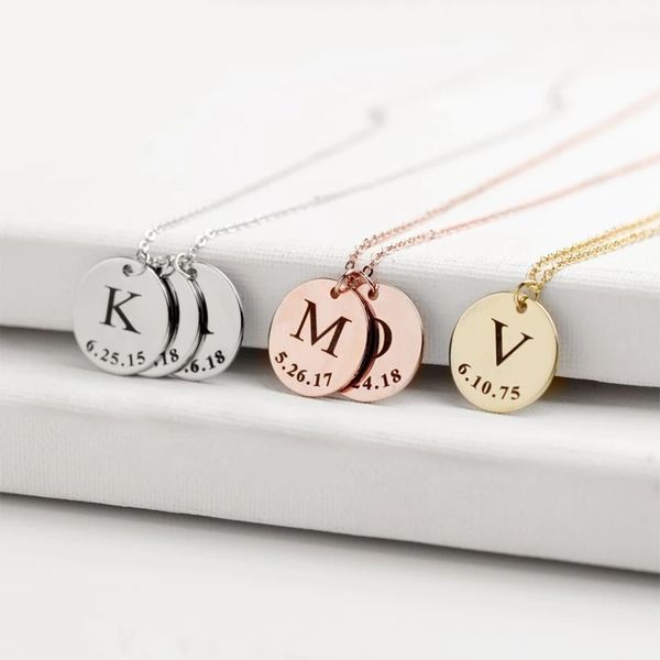 

designer necklace luxury jewelry diy tiny gold initial silver letter initials name pendant fashion for women gift