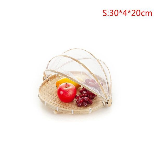 

tent basket tray fruit vegetable bread storage with mesh net cover bottles & jars