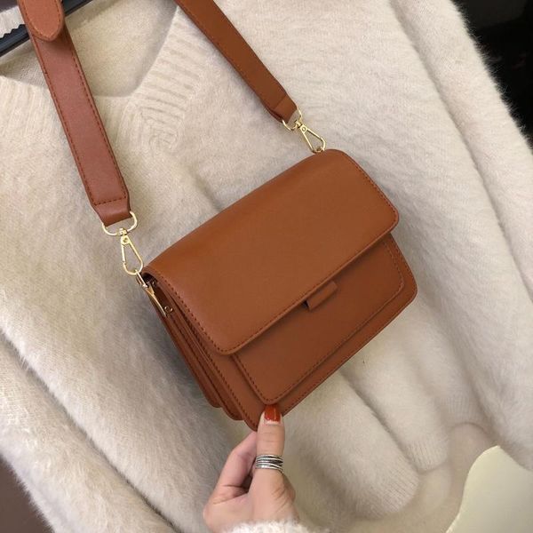 

evening bags fashion women's small crossbody bag lightweight pu leather messenger flap handbag purse summer travel for female