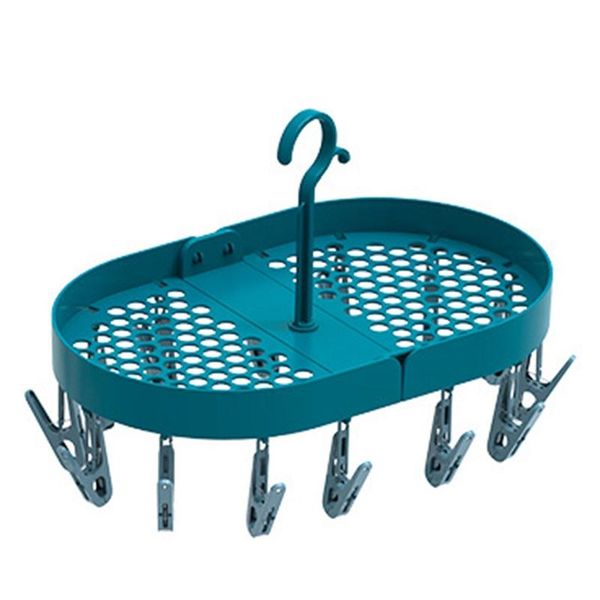 

hangers & racks clothes rack folding no mark drying socks underwear with clip storage artifact windproof