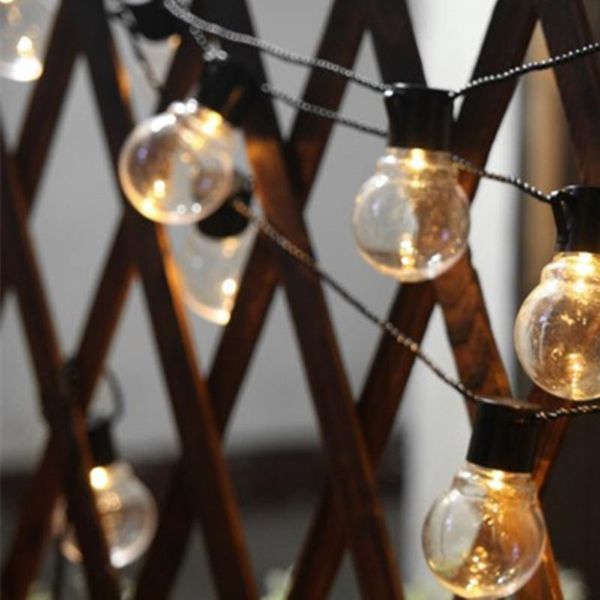 

strings yiyang 10m 38 big balls 5cm ac220v festoon fairy garlands light ktv holiday lights globe luces vacaciones home jarden decoration