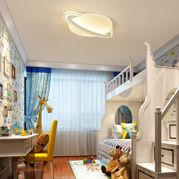 Moderne, minimalistische Kinderzimmer-LED-Deckenleuchte, nordisches kreatives Schlafzimmer, Universum-Form, Acryl-Deckenleuchte, Leuchten