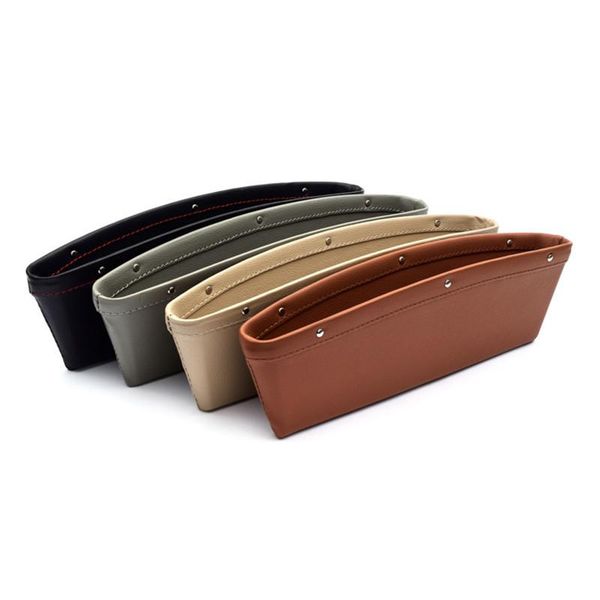 

car organizer universal pu leather seat crevice gap storage box console filler automobile accessories