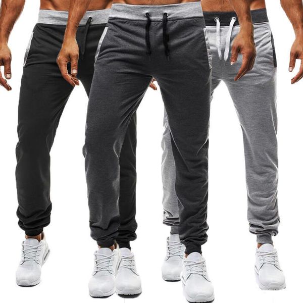 

new men mode mid casual jogging broek sleeping, Black