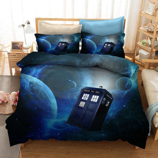 

doctor who 3d printed bedding set duvet covers pillowcases comforter bedding set bedclothes bed linen(no sheet) c0223