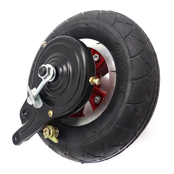 

motorcycle wheels & tires electric scooter tyre with wheel hub 8 inch 200x50 inflation vehicle aluminium
