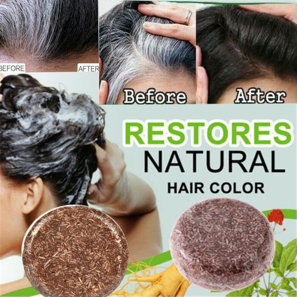

1pcs hair darkening shampoo natural organic conditioner and repair fast darkening