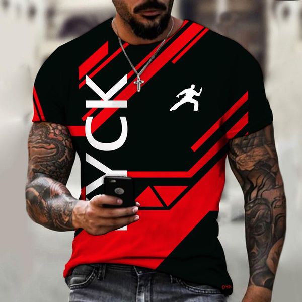

men's t-shirts brand shirts, exclusive design, line and color mix match, fashionable 3d printing, loose oversize personality 6xl, White;black