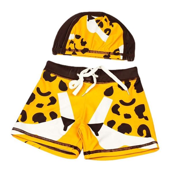 

children's swimsuit boys' swimsuit flat cartoon dinosaur children's middle school printed boys, Blue