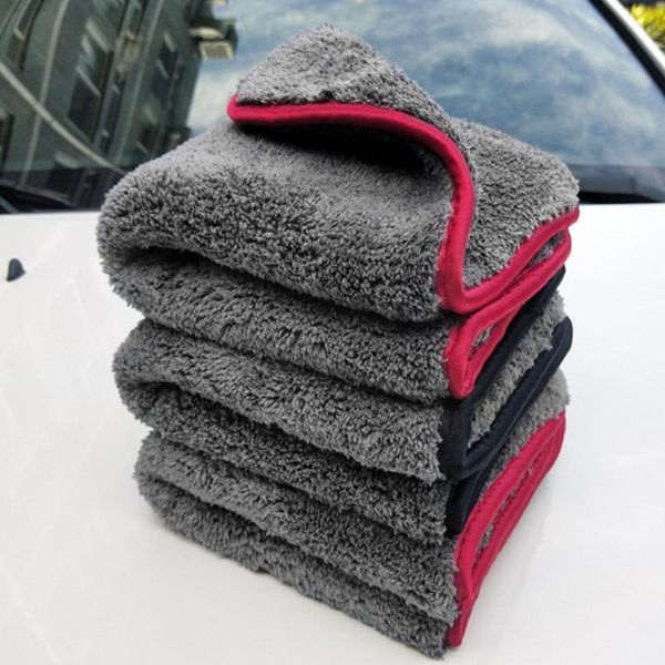 

car sponge 1200gsm detailing wash microfiber towel accessories cleaning cloth washing micro auto drying fiber rag o7m8