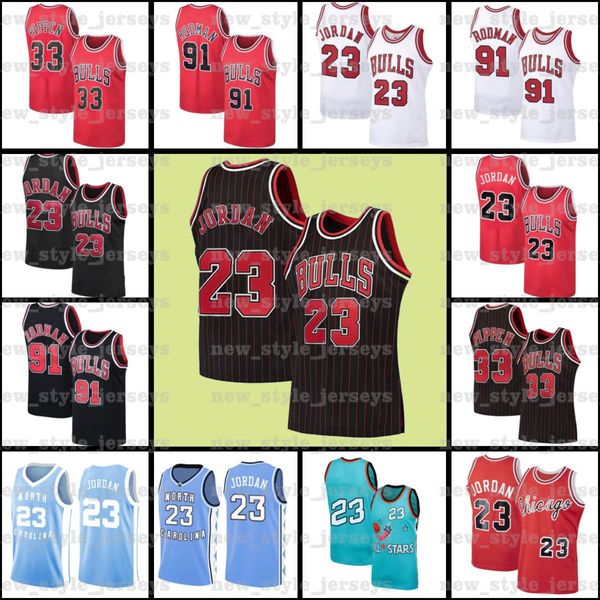 

michael kid jordon chicago bulls jersey 91 dennis scottie rodman 33 pippen ncaa b9 mitchell ness hardwood basketball jerseys, Black;red