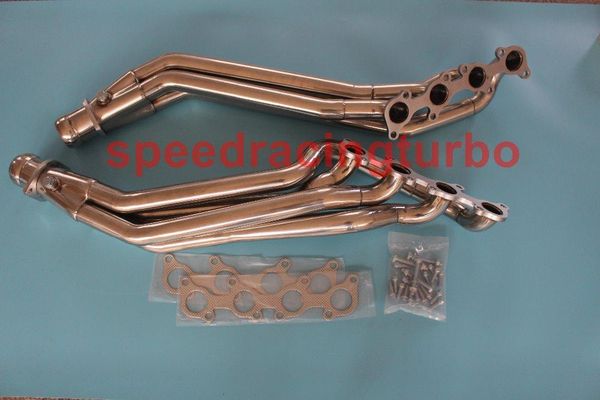 

manifold & parts long tube header exhaust for 11-16 mustang gt 5.0/302 v8 stainless