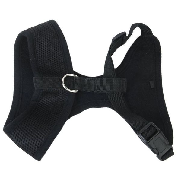 

dog apparel big deal pet clothes soft mesh harness s - black