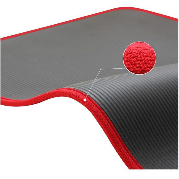 

10mm extra thick 183cmx61cm nrb non-slip yoga mats for fitness tasteless pilates gym exercise pads exer jllzqc
