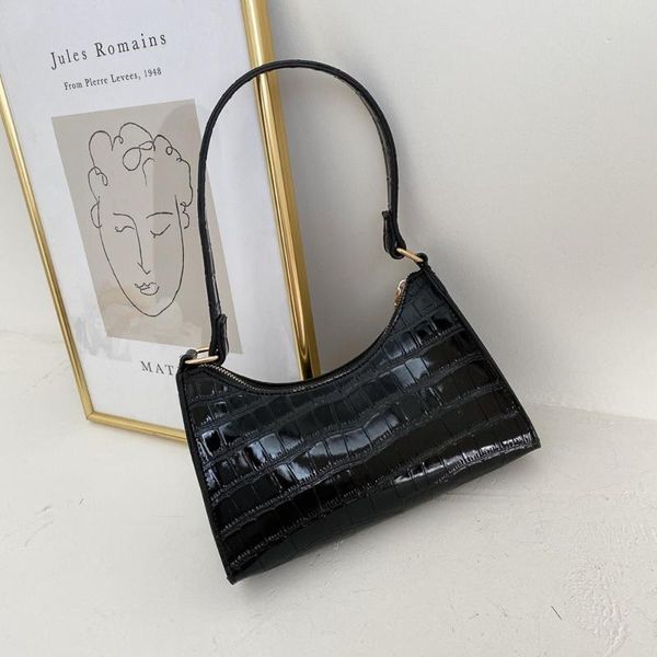 

2021 fashion exquisite shopping bag retro casual women totes shoulder bags female leather solid color chain handbag for women