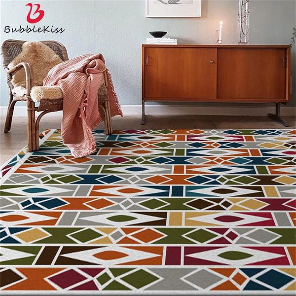

carpets bubble kiss color geometric printed rug bedroom decoration modern home living room carpet non-slip baby area