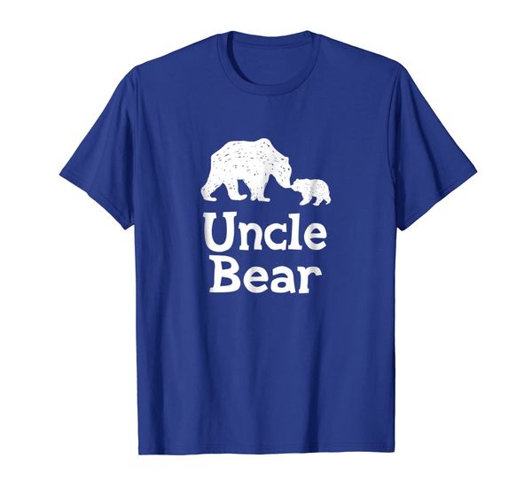 

cute uncle bear t-shirt, White;black