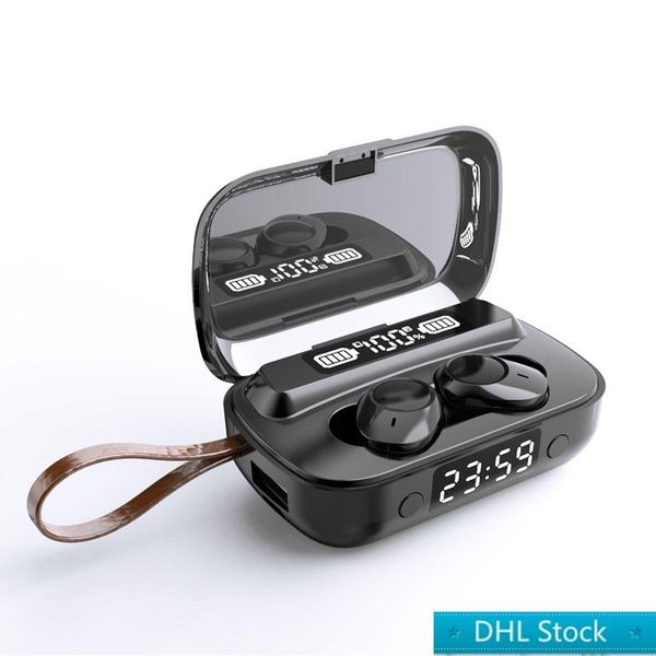 

1pcs stock a13 wireless earphone bluetooth headphones tws 5.1 led display headsets stereo sport earbuds with retail box