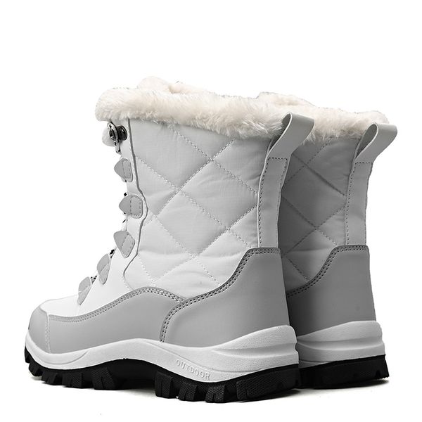 

no brand women boots high low black white wine red classic #21 ankle short womens snow winter boot size 5-10