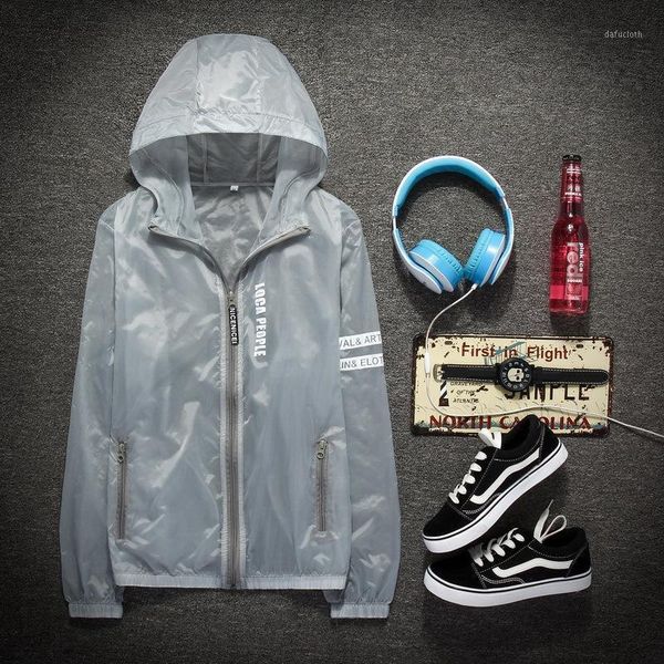 

men's casual shirts sports ultra outdoor thin breathable sunscreen clothing skin and young people's light weight, White;black