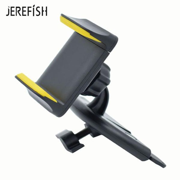 

cell phone mounts & holders jerefish universal cd slot holder for car ideal x mount stand smartphones up to 6"