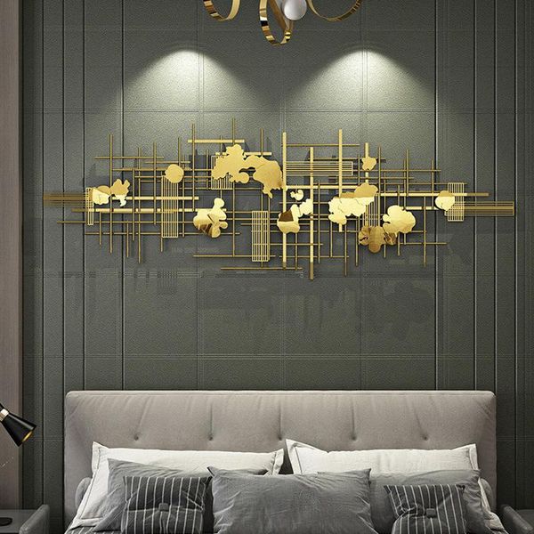 

light luxury wall decoration creative pendant living room wall sofa background nordic decoration.