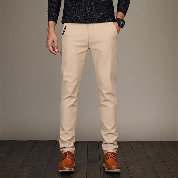 

spring fashion business stretch women pant chinos trousers casual black cotton pentalon homme mens clothing