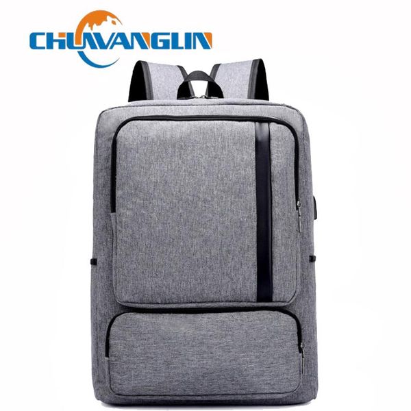 

backpack chuwanglin fashion male backpacks multifunction charge usb leisure laptravel bags school bag a0330