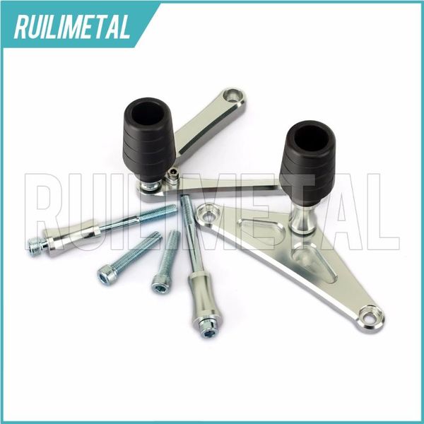 

parts abs plastic aluminium alloy cnc billet frame slider sliders protector crash pads fit for daytona 675 r 2013 13-