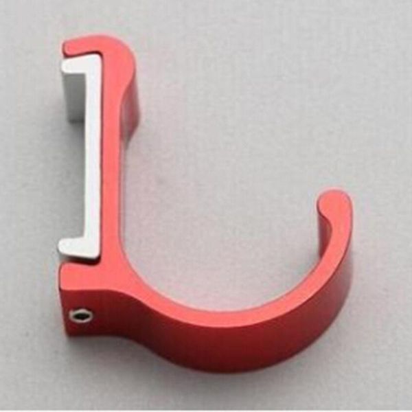 

hangers & racks 1pcs colorful solid aluminum towel hooks family robe hanging hats bag key adhesive wall hanger