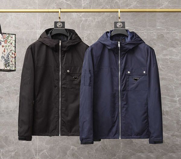 

2021 mens jacket street casual luxury designer autumn coat windproof warm imported technical fabric perfect details warmly comfortable, Black;brown