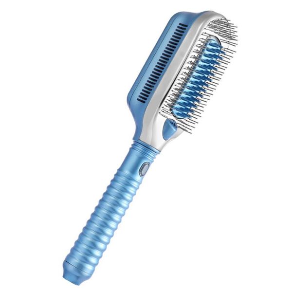 

hair brushes 1pc cold air styling comb negative ion anti-static (plug), Silver