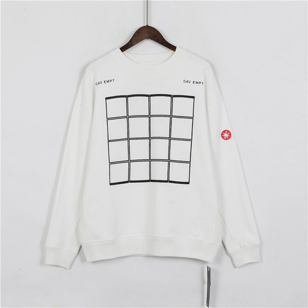 

new ec window crew neck crewneck man woman cavempt hoodies harajuku 9bhp, Black