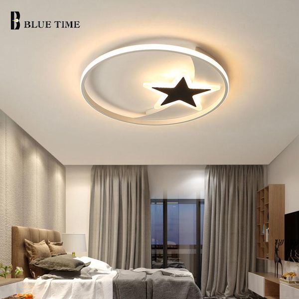 

ceiling lights creative star design modern led light for bedroom living room dining black&gold metal indoor lighting lamp