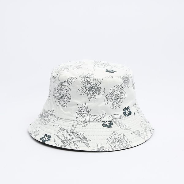 

ins fisherman female summer sunscreen basin outdoor wide brim flat hat, Yellow