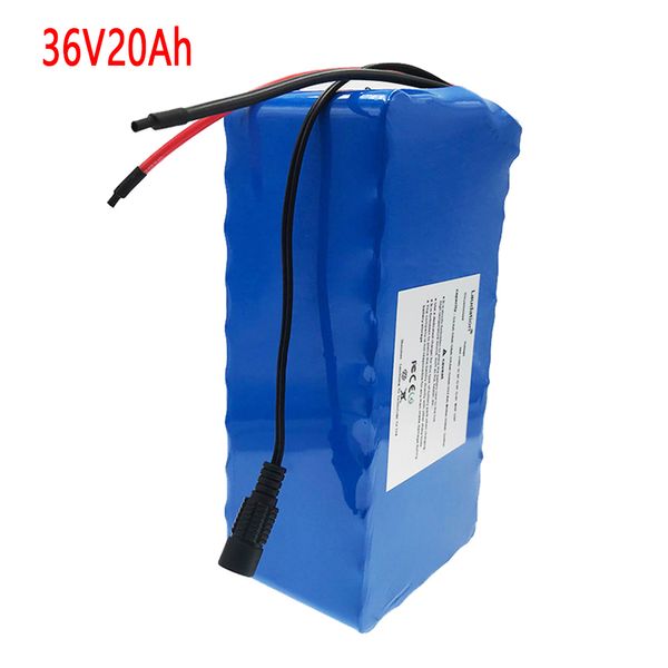 

vakaumus 36v 20ah 10s6p battery 18650 pack 250w 350w 500w 750w high power 42v 20000mah ebike electric bicycle 25a bms and 2a charger