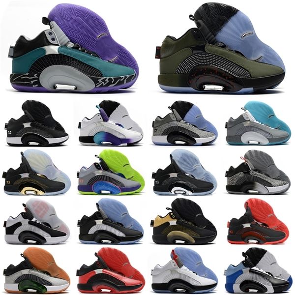 

2020 new mens shoes michael 35s jumpman sneaker shoes 35 for sale tennis youth sports sneakers black white red grey pink sports shoes