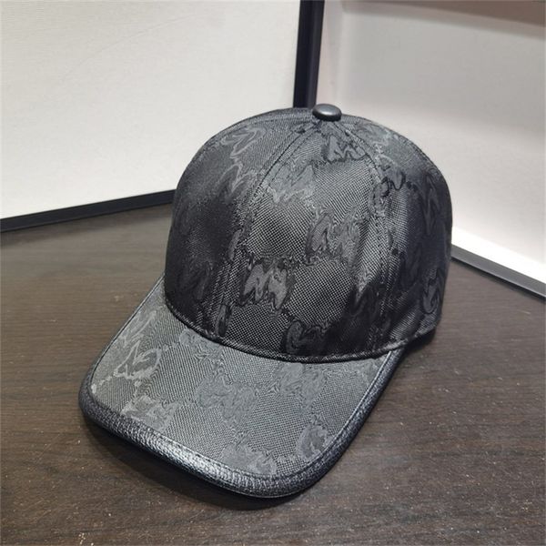 De Couro De Couro De Alta Qualidade Baseball Cap de Golfe Chapéu Mens Moda Moda Impressão Rua Letras Hip Hop Jogging Esportes Casquet Ajustável Chapéu de montagem 6688