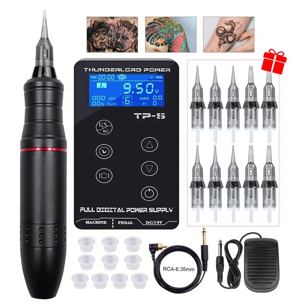 

tattoo machine kit professional rotary tattoo machine tattoo power for cartridge supplies complete machine pen kitscouts