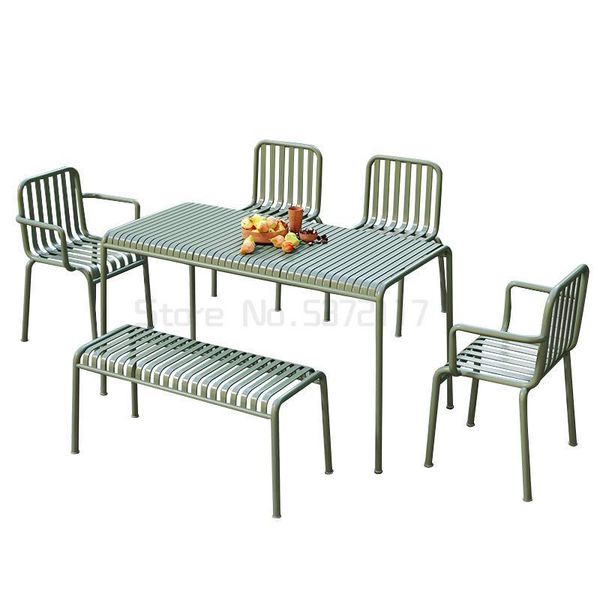 

camp furniture outdoor table and chair garden balcony wrought iron leisure