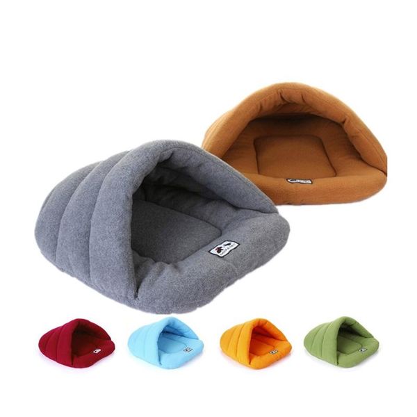 

soft polar fleece pet mat winter warm nest bed for cats small dog puppy kennel sofa sleeping bag 3 sizes products kennels & pens