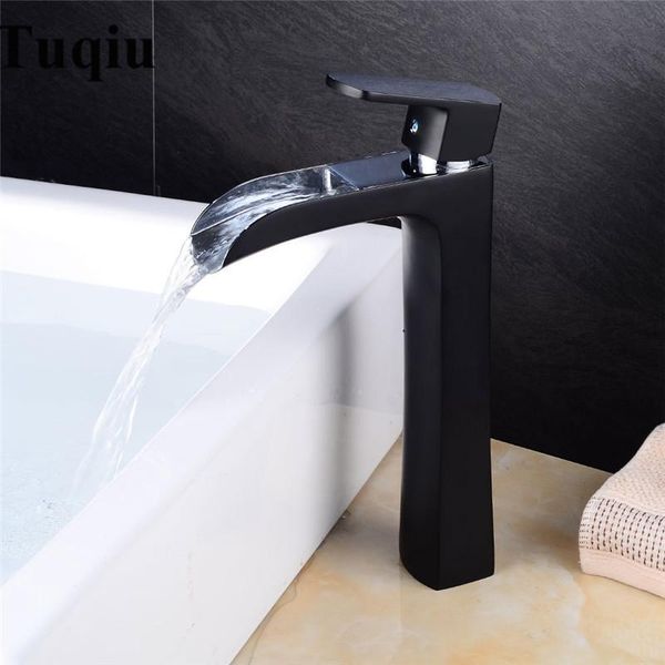 

bathroom sink faucets arrival brass basin faucet and cold waterfall single lever black/white tap
