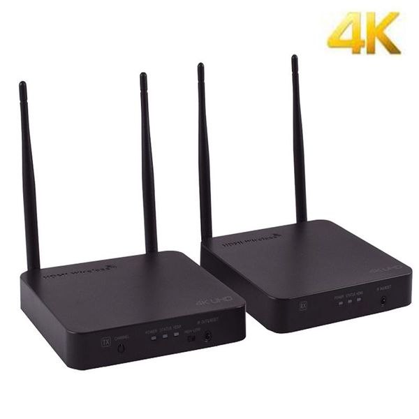 

audio cables & connectors 5ghz 4k wireless transmission extender transmitter receiver video converter 100m200m wifi sender dvd pc to tv