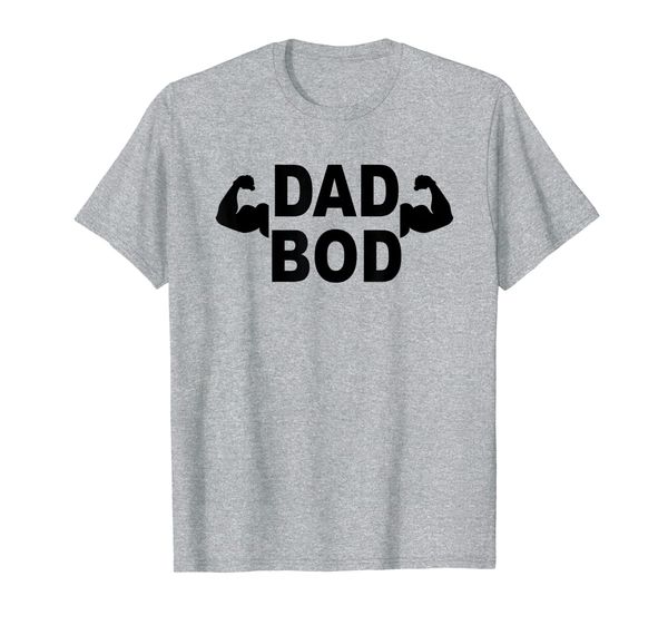 

dad bod shirt funny father day birthday for men gift fitness, White;black