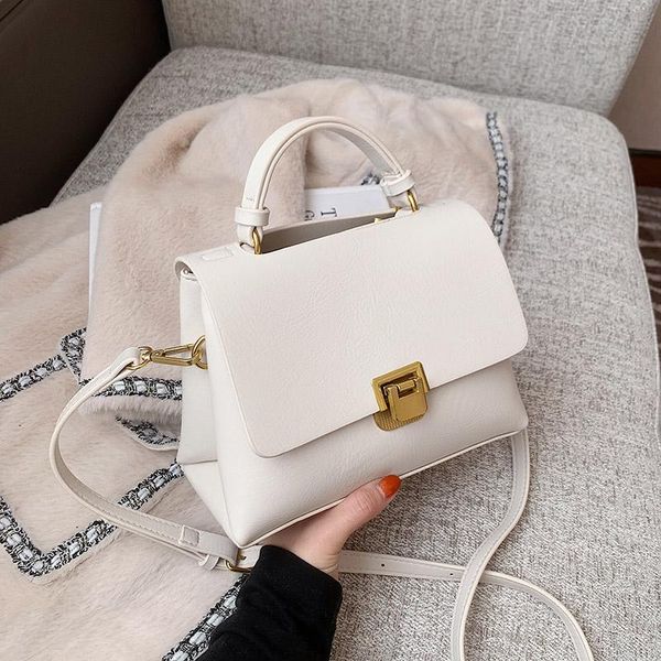 

evening bags solid color leather shoulder for women 2021 fashion women's handbag designer concise crossbody bag